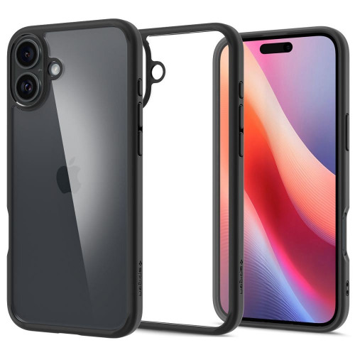 SPIGEN puzdro ULTRA HYBRID pre IPHONE 16 matné čierne