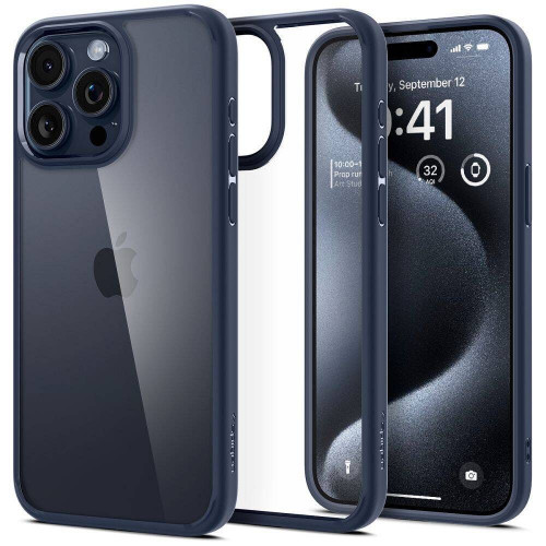 SPIGEN puzdro ULTRA HYBRID pre IPHONE 16 Pro Max navy blue