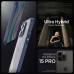 SPIGEN puzdro ULTRA HYBRID pre IPHONE 16 Pro navy blue