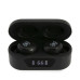 Stereo slúchadlá Bluetooth TWS GUESS Digital BT5 Classic s dokovacou stanicou / čierne (GUTWST31EK)