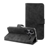 TENDER Puzdro typu kniha pre XIAOMI Redmi NOTE 13 PRO Plus 5G čierne