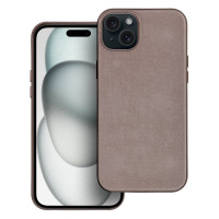Tkaný obal MAG COVER kompatibilný s MagSafe pre IPHONE 15 Plus svetlohnedý