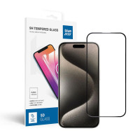 Tvrdené sklo Blue Star - APP IPHONE 15 Pro 5D Full Cover čierne