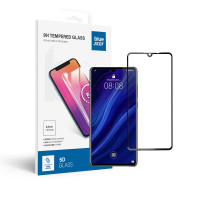 Tvrdené sklo Blue Star - HUA P30 (plné lepidlo/malá veľkosť) - čierne Tvrdené sklo Blue Star