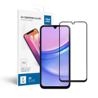Tvrdené sklo Blue Star - SAMSUNG A15 5G Full Face (plné lepidlo s rámom/malá veľkosť) - čierne Tvrdené sklo Blue Star
