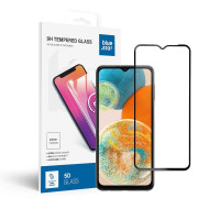 Tvrdené sklo Blue Star - SAMSUNG A23 5G Full Face (plné lepidlo s rámom/malá veľkosť) - čierne Tvrdené sklo Blue Star