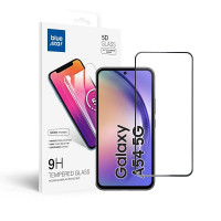 Tvrdené sklo Blue Star - SAMSUNG A54 5G Full Face (plné lepidlo s rámom/malá veľkosť) - čierne tvrdené sklo
