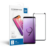 Tvrdené sklo Blue Star - SAMSUNG Galaxy S9 Full Face (vhodné pre lepenie/obal) - čierne Tvrdené sklo Blue Star