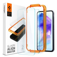Tvrdené sklo SPIGEN ALM GLAS. TR 2-pack pre SAMSUNG A55 5G číre