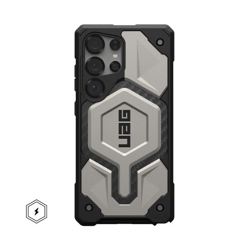 UAG Urban Armor Gear puzdro MONARCH PRO so zabudovaným magnetom pre SAMSUNG S25 Ultra 5G titanium