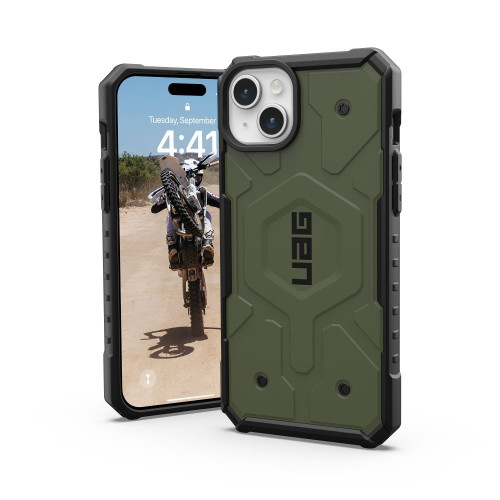 UAG Urban Armor Gear puzdro PATHFINDER kompatibilné s Magsafe pre IPHONE 15 Plus olive