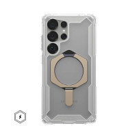 UAG Urban Armor Gear puzdro PLASMA XTE MAGNET so zabudovaným magnetom pre SAMSUNG S25 Ultra 5G číre / titánové
