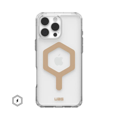 UAG Urban Armor Gear puzdro PLYO kompatibilné s MagSafe pre IPHONE 16 Pro Max ice / gold