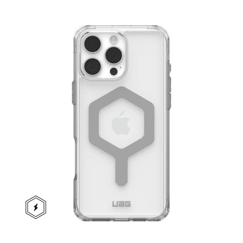 UAG Urban Armor Gear puzdro PLYO kompatibilné s MagSafe pre IPHONE 16 Pro Max ice / silver