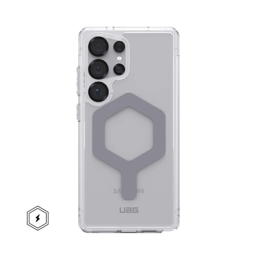 UAG Urban Armor Gear puzdro PLYO PRO so zabudovaným magnetom pre SAMSUNG S25 Ultra 5G ice / silver