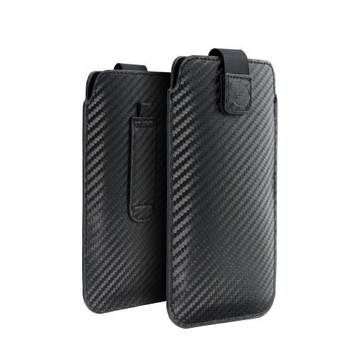 Univerzálne puzdro POCKET Carbon - veľkosť 09 - pre IPHONE 13 mini / 6 / 7 / 8 / 12 mini SAMSUNG S3 (i9300) / S4 (i9500) / A3