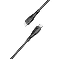 VEGER kábel typ na typ C PD 3A 60W V106 1,2 m čierny
