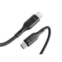 VEGER kábel typu C na Lightning PD 3A 27W CL01 1,2 m čierny