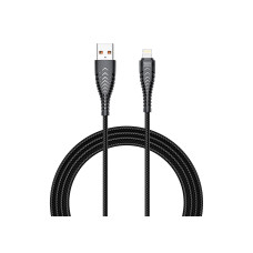 VEGER kábel USB A na Lightning 2,4A V105 1,2 m čierny