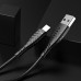 VEGER kábel USB A na typ C 2,4A V104 1,2 m čierny