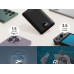 VEGER powerbank 10000 mAh so zabudovanými káblami Type C / Lightning PD QC3.0 2A 22,5W C11 (W1170) čierna