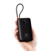 VEGER powerbank 20000 mAh so zabudovanými káblami Type C / Lightning PD QC3.0 35W K2 (W2068) čierna