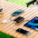 VEGER powerbank 20000 mAh so zabudovanými káblami Type C / Lightning PD QC3.0 35W K2 (W2068) čierna