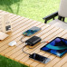 VEGER powerbank 30000 mAh so zabudovanými káblami Type C / Lightning PD QC3.0 35W K3 (W3018) čierna
