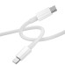 WiWU - Dátový kábel Wi-C008 USB C na Lightning 30W - biely