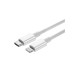 WiWU - Dátový kábel Wi-C008 USB C na USB C 100W - biely