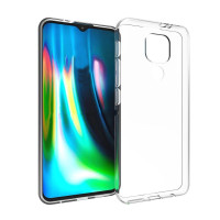 Zadné puzdro ULTRA SLIM 0,5 mm pre MOTOROLA G9 PLAY / E7 Plus transparentné