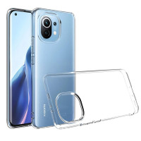 Zadné puzdro ULTRA SLIM 0,5 mm pre Xiaomi Mi 11 Lite 5G / Mi 11 Lite LTE ( 4G ) transparentné