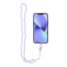 Šnúrka na mobilný telefón CRYSTAL DIAMOND - fialová