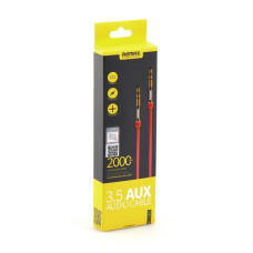 Remax Audio AUX kábel 3,5mm jack 2m červený