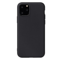 Matné gumenné puzdro iPhone 11 Pro Max čierne