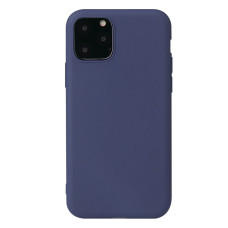 Matné gumenné puzdro Samsung Galaxy S10 Lite / A91 tmavomodrý