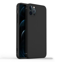 Matné gumenné puzdro Apple iPhone XR čierne