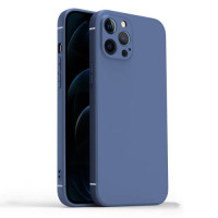 Matné gumenné puzdro Huawei P30 Lite tmavomodré