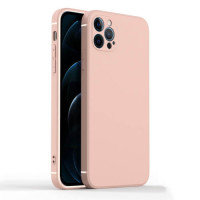 Matné gumenné puzdro Apple iPhone 11 ružové