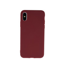 Matné gumenné puzdro Samsung Galaxy S10 Lite / A91 bordové