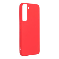 Matné gumenné puzdro Samsung S22 - červená