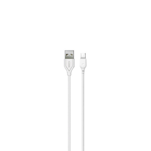 Nabíjací Micro USB kábel 1m 2,4A biely