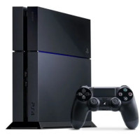 SONY PLAYSTATION 4 500GB FAT - JET BLACK + 2X Dualshock V2