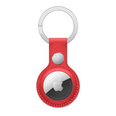 AirTag Leather Key Ring - (PRODUCT)RED