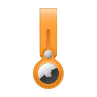 Apple AirTag Leather Loop - California Poppy