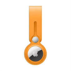 Apple AirTag Leather Loop - California Poppy