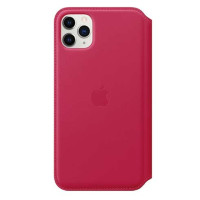 Apple iPhone 11 Pro Max Leather Folio - Raspberry