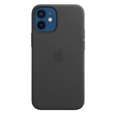 Apple iPhone 12 mini Leather Case with MagSafe - Black