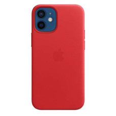 Apple iPhone 12 mini Leather Case with MagSafe - (PRODUCT)RED