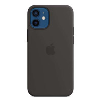 Apple iPhone 12 mini Silicone Case with MagSafe - Black